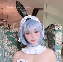 惊爆-兔女郎萌妹别具一格玩法，曝光大胆私密照片，舌头形物件引发火花[1V+492MB]