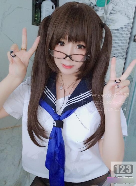 微博摇摇乐yoyo蓝色JK作品