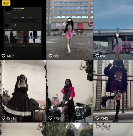 网红推特舞蹈美少女晨意自拍合集312V2三人游，卡哇伊风格