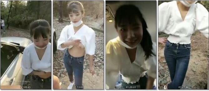 斗鱼宅男圈绝版清纯幼齿素人美女合集1V1.42G，室外车阵野外展示